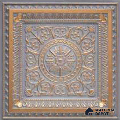 223 Royal Grey 2 ft x 2 ft Decorative Ceiling Tile - 6 mm