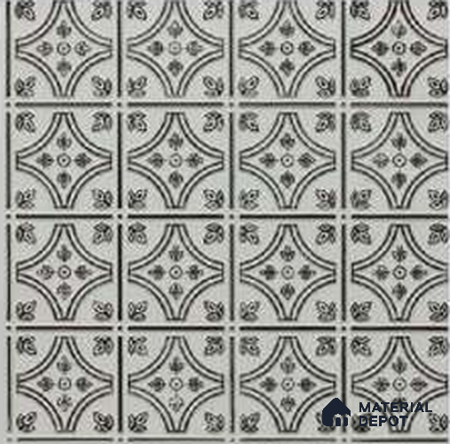 345 Antique Mocha 2 ft x 2 ft Decorative Ceiling Tile - 6 mm