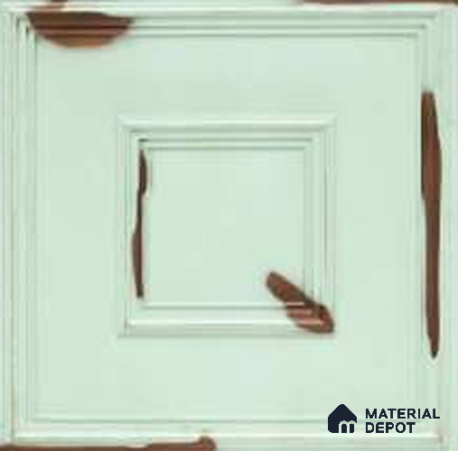 208 Damaged Tin 2 ft x 2 ft Decorative Ceiling Tile - 6 mm