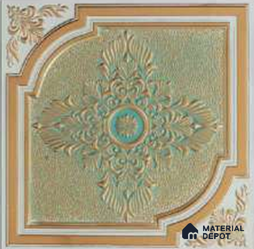 280 Arabian Green 2 ft x 2 ft Decorative Ceiling Tile - 6 mm