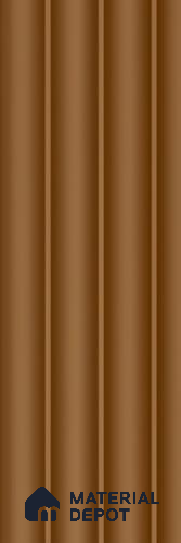 Brown Plain Colour Louver PN 05581 8 ft x 5 inch Charcoal Panel - 12 mm | Suitable for Feature Wall, TV Unit & Living Room | Width is Subjected to 5% Variation