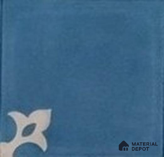 Athangudi Moroccan Floor Tile TL 10878 B Pearl Finish 254 x 254 mm Center Concrete Tile - 18 mm