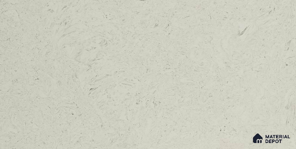 MR 00004 Glacier White 10 ft x 4 ft Wall & Floor Engineered Marbles - 15 mm | Suitable for Office, Reception, Restaurant, Dining, Pooja Room