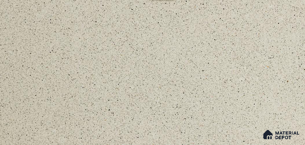 MR 00015 B Platinum White 10 ft x 4 ft Wall & Floor Terrazzo Slabs - 18 mm | Suitable for Office, Reception, Restaurant, Dining, Pooja Room