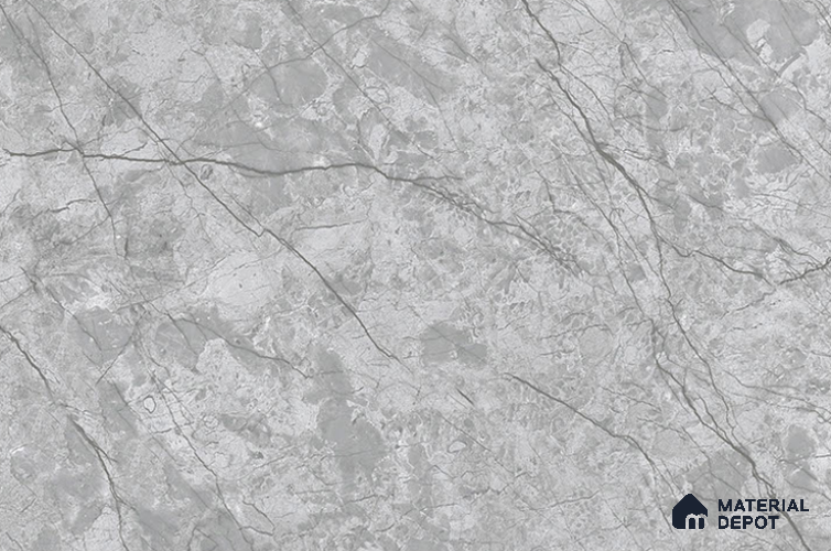 TL 08293 C Grey Dark 1.5 ft x 1 ft Glossy Finish Ceramic Wall Tile - 7.5 mm