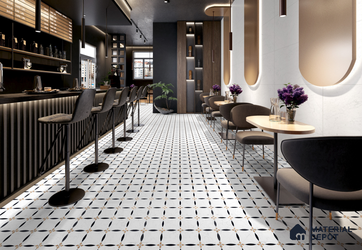 Highlighter Floor & Wall Tile TL 11421 B Glacier White 01 4 ft x 2 ft Vitrified Glossy Finish Tile - 9 mm
