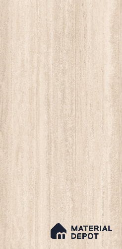 Marble Floor & Wall Tile TL 11425 Travertine Natural 4 ft x 2 ft Vitrified Glossy Finish Tile - 9 mm