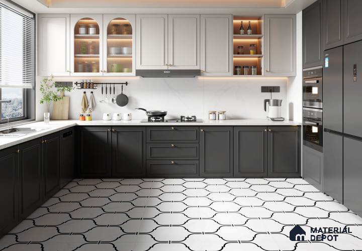 Highlighter Floor & Wall Tile TL 11426 E Wonder White 04 4 ft x 2 ft Vitrified Glossy Finish Tile - 9 mm