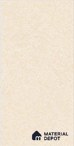 Endless Marble Floor & Wall Tile TL 10848 G Husk Beige 4 ft x 2 ft Glossy Finish Vitrified Tile - 9 mm | 4 Random Designs | Suitable for Living Room, Bedroom & Kitchen