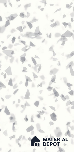 Terrazzo Floor & Wall Tile TL 10856 C Classico White 4 ft x 2 ft Glossy Finish Vitrified Tile - 9 mm | 3 Random Designs | Suitable for Living Room, Bedroom & Kitchen