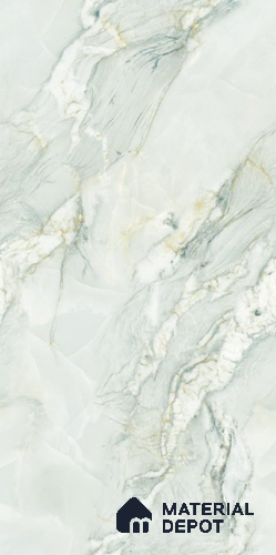 Endless Marble Floor & Wall Tile TL 10854 C Saturn Mint 4 ft x 2 ft Carving Matte Finish Vitrified Tile - 9 mm | 3 Random Designs | Suitable for Living Room, Bedroom & Kitchen