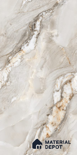 Endless Marble Floor & Wall Tile TL 10854 B Saturn Grey 4 ft x 2 ft Carving Matte Finish Vitrified Tile - 9 mm | 4 Random Designs | Suitable for Living Room, Bedroom & Kitchen