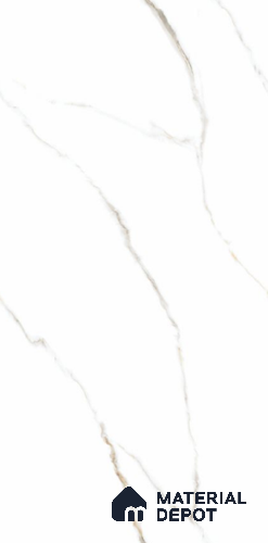 Endless Marble Floor & Wall Tile TL 10849 B Statuario Syna Gold 4 ft x 2 ft Carving Matte Finish Vitrified Tile - 9 mm | 4 Random Designs | Suitable for Living Room, Bedroom & Kitchen