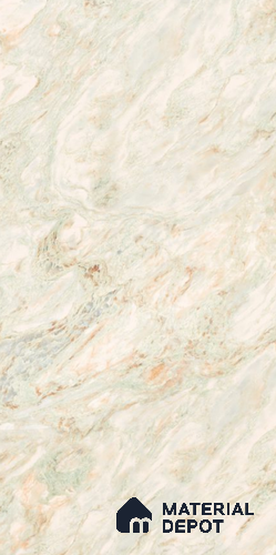 Marble Floor & Wall Tile TL 10859 B Miller Natural 4 ft x 2 ft Glossy Finish Vitrified Tile - 9 mm | 4 Random Designs | Suitable for Living Room, Bedroom & Kitchen
