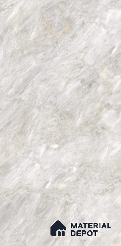Marble Floor & Wall Tile TL 10859 Miller Grey 4 ft x 2 ft Glossy Finish Vitrified Tile - 9 mm | 4 Random Designs | Suitable for Living Room, Bedroom & Kitchen