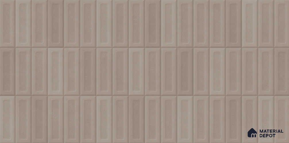 Faux Subway Wall Tile TL 11953 C Viena Slate Decor-2 4 ft x 2 ft Metallic Finish Vitrified Tile - 9 mm