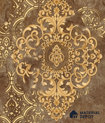 4014 | 10 Meter x 21 Inches Damask Look Wallpaper - 57.41 Sq. Ft. | Minimum 15% wastage during installation