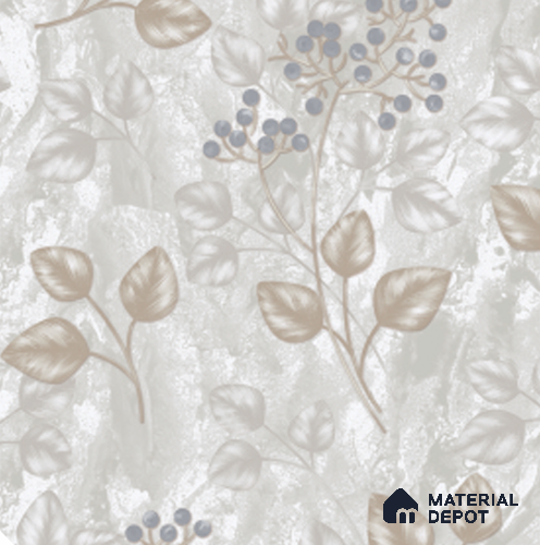4017 | 10 Meter x 21 Inches Florals Look Wallpaper - 57.41 Sq. Ft. | Minimum 15% wastage during installation