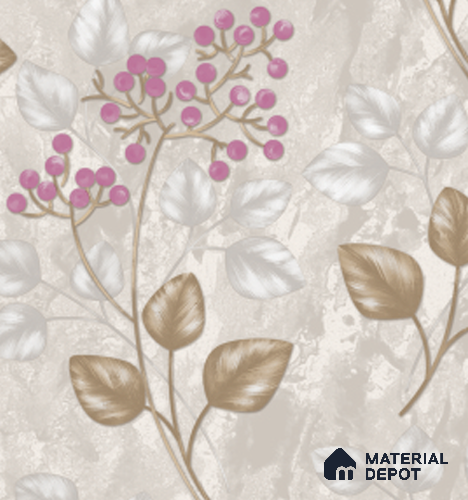 4018 | 10 Meter x 21 Inches Florals Look Wallpaper - 57.41 Sq. Ft. | Minimum 15% wastage during installation