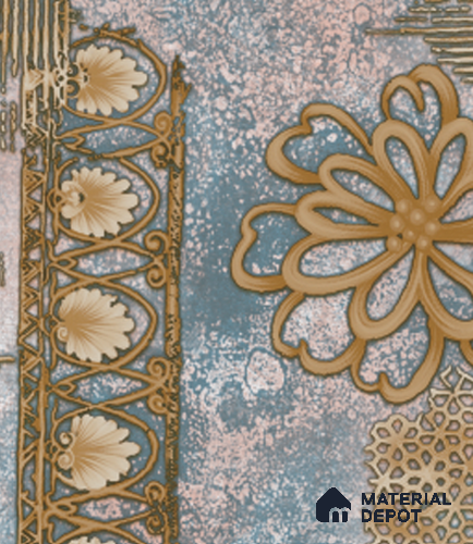 4042 | 10 Meter x 21 Inches Patterned Look Wallpaper - 57.41 Sq. Ft. | Minimum 15% wastage during installation