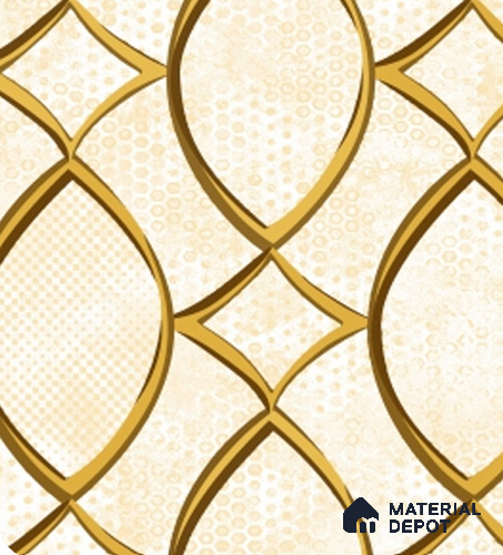 4049 | 10 Meter x 21 Inches Geometric Look Wallpaper - 57.41 Sq. Ft. | Minimum 15% wastage during installation