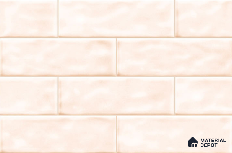 TL 08303 Beige Light 1.5 ft x 1 ft Glossy Finish Ceramic Wall Tile - 7.5 mm