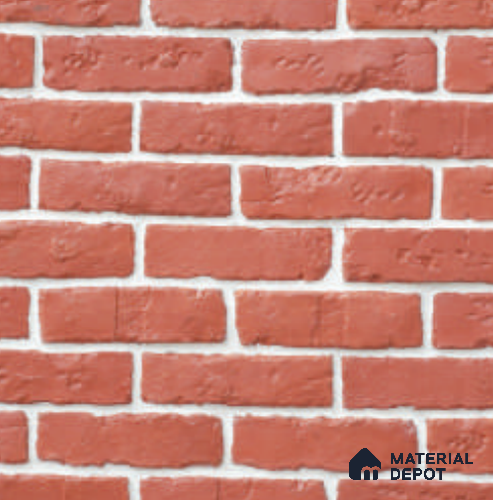 Colonial Brick WL 00417 F Concrete Panel 8 in x 2 in - 15 mm