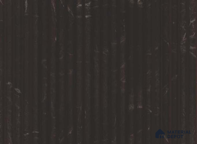Black Marble Louver PN 05618 8 ft x 6 inch Charcoal Panel - 11 mm | Suitable for Feature Wall, TV Unit & Living Room | Width is Subjected to 5% Variation