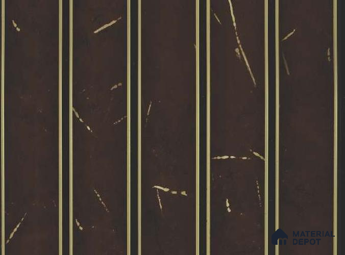 Brown Marble Louver PN 05630 8 ft x 6 inch Charcoal Panel - 11 mm | Suitable for Feature Wall, TV Unit & Living Room | Width is Subjected to 5% Variation