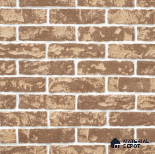 Rusted Brick Series WL 00415 C Concrete Panel 9 in x 2 in - 18 mm