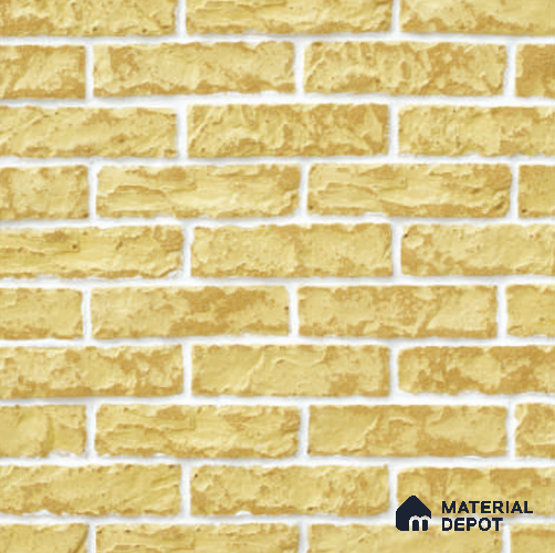 Rusted Brick Series WL 00415 B Concrete Panel 9 in x 2 in - 18 mm