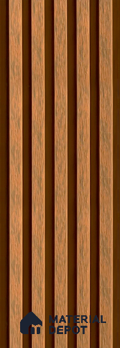 PN 06369 C WPC Slim Design 9.6 ft x 8.6 inch Exterior Wall Panel - 26 mm | Suitable for Facade, Balcony, Cafeteria | Suitable for Balcony, Facade & Open Area | Width is Subjected to 5% Variation