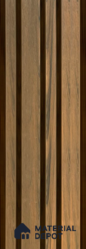 PN 06366 WPC Barcode Design 9.6 ft x 8.6 inch Exterior Wall Panel - 26 mm | Suitable for Facade, Balcony, Cafeteria | Suitable for Balcony, Facade & Open Area | Width is Subjected to 5% Variation