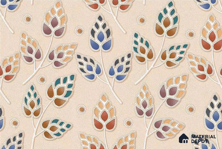 Tropical Look Wall Tile TL 08754 C 18 x 12 inch Glossy Finish Ceramic Tile - 8 mm