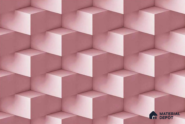 Patterned Look Wall Tile TL 08761 18 x 12 inch Glossy Finish Ceramic Tile - 8 mm