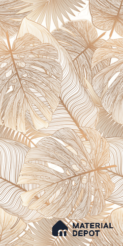 Tropical Wall Tile TL 09606 4 ft x 2 ft Glossy Finish Vitrified Tile - 9 mm