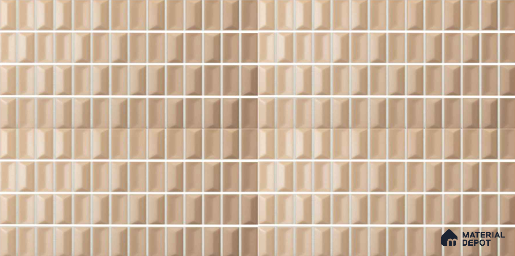 Subway Wall Tile TL 10509  10 in x 5 in Ceramic Matte Finish - 11 mm