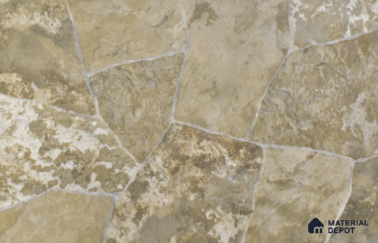 Stone Wall & Floor Tile TL 10515 C  24.8 in x 16 in Porcelain Matte Finish - 12 mm
