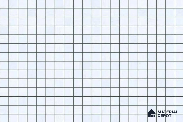 Mosaic Look Wall Tile TL 08756 D 18 x 12 inch Glossy Finish Ceramic Tile - 8 mm