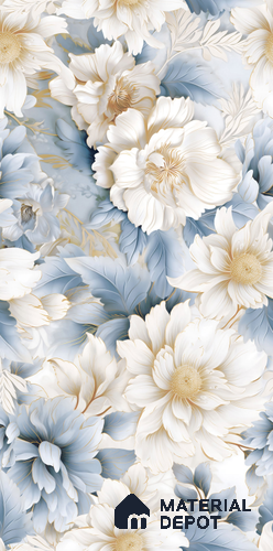 Floral Wall Tile TL 09602 4 ft x 2 ft Glossy Finish Vitrified Tile - 9 mm