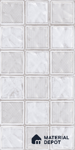 Patterned Look  Tile TL 09607 B 4 ft x 2 ft Glossy Finish Vitrified Tile - 9 mm