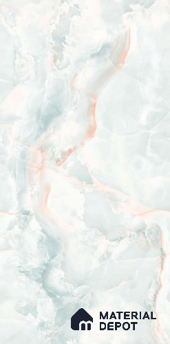 TL 08576 Blue 4 ft x 2 ft Glossy Finish Vitrified Wall & Floor Tile - 9 mm | Random 4