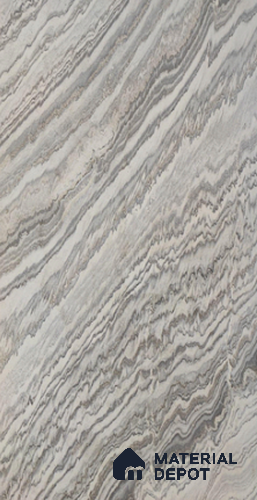WL 00367 Bookmatch Opaque Design 8 ft x 4 ft Stone Veneer - 2 mm | Suitable for Facade, Wardrobe & Bedroom