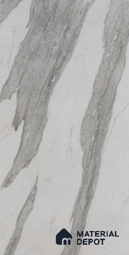 WL 00370 Bookmatch Opaque Design 8 ft x 4 ft Stone Veneer - 2 mm | Suitable for Facade, Wardrobe & Bedroom