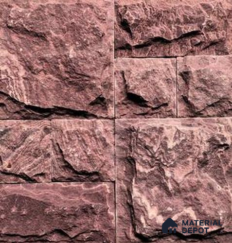 WL 00373 Bristo Natural Stone Wall Cladding | Set Contains Mix Sizes of 300x300 mm, 300x150 mm, 150x150 mm | Coverage Area 9 Sq. Ft. |  Stone is a Natural Product, Please Expect Variation in Shades