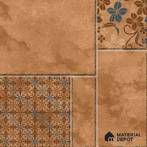 Stone Look  Tile TL 09657 12x12 inch Matte Finish Vitrified Tile - 9 mm | 3 Random Design