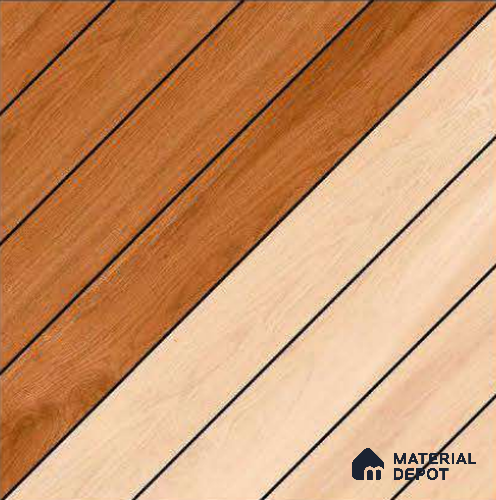 Wood Look  Tile TL 08811 2 ft x 2 ft Matte Finish Porcelain Tile - 9 mm