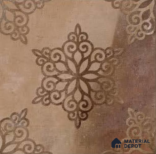 TL 08652 Brown Decor 298X298 mm Matte Finish Vitrified Floor & Wall Tile - 12 mm | Random 08