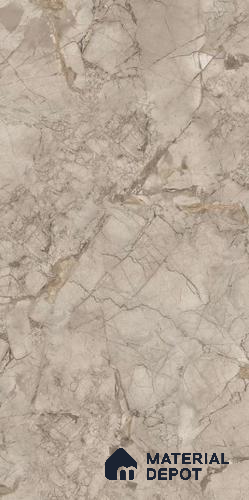 TL 08692 Brown 4 ft x 2 ft Glossy Finish Vitrified Floor & Wall Tile - 8.5 mm