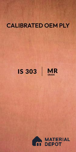 Oroply PL 00088 E 7 x 4 ft Calibrated OEM Ply | ISI 303 Certified Plywood - 16 mm